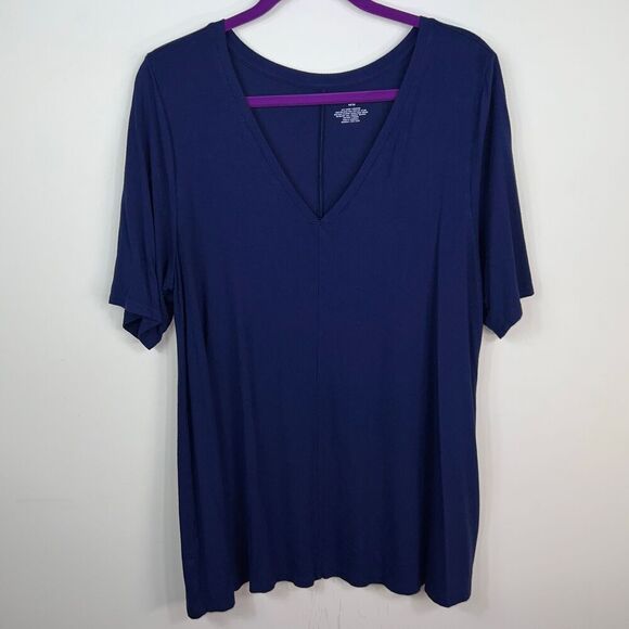 Lane Bryant V Neck Tee Tunic - Picture 2 of 4